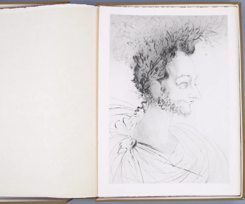 Иллюстрированная Книга Dali - Les amours de Cassandre 1968 portfolio 