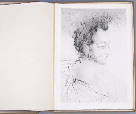 Иллюстрированная Книга Dali - Les amours de Cassandre 1968 portfolio 