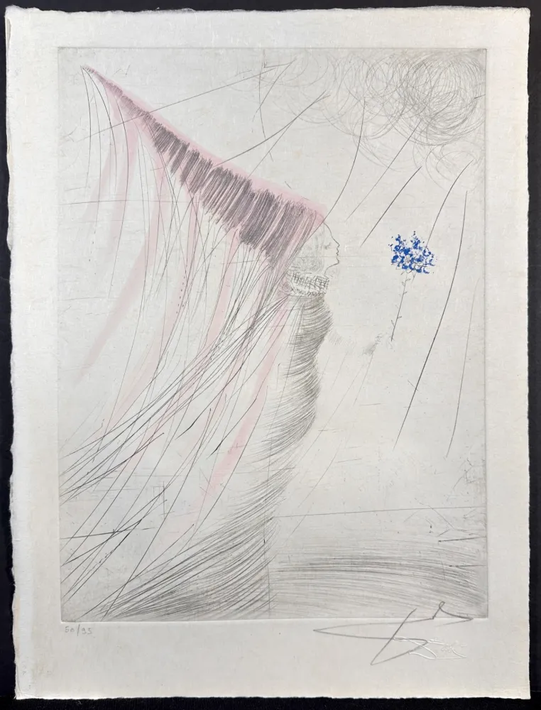 Гравюра Dali - Les Amours de Cassandre The Fairy