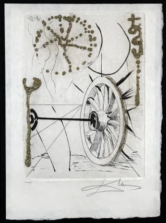 Гравюра Dali - Les Amours Jaunes Good Fortune and Fortune