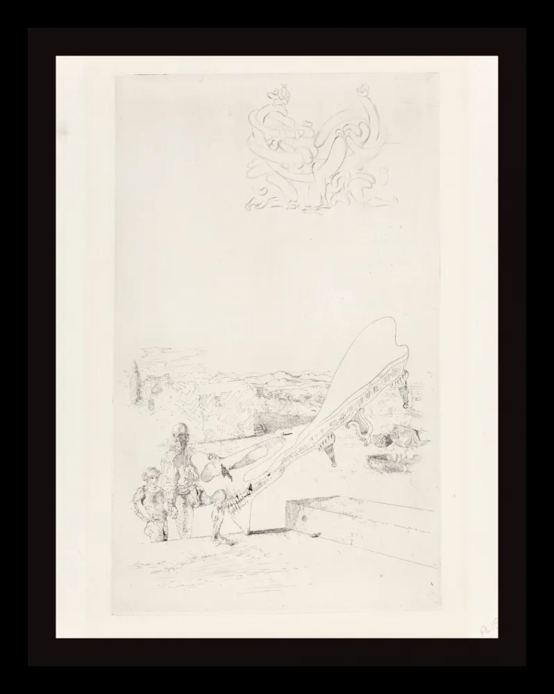 Гравюра Dali - Les Chantes de Maldoror Memory of Music