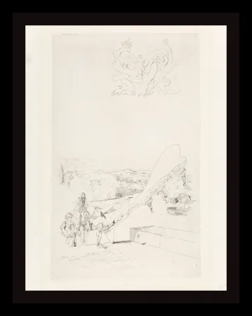 Гравюра Dali - Les Chantes de Maldoror Memory of Music