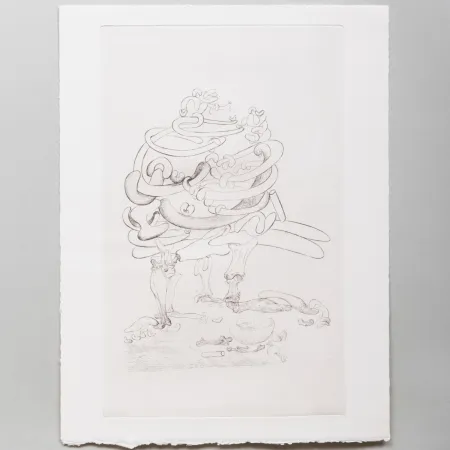 Гравюра Сухой Иглой Dali - Les Chants de Maldoror: Bone Chair