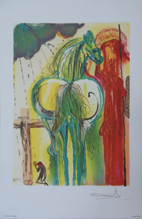 Литография Dali - Les Chevaux, le Centurion