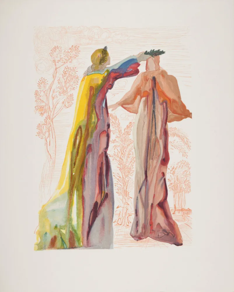 Гравюра На Дереве Dali - Les derniers mots de Virgile, 1963