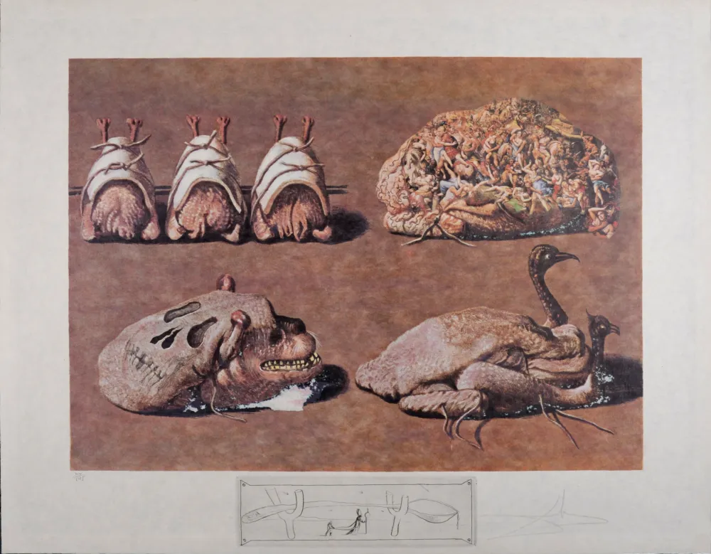 Многоэкземплярное Произведение Dali - Les Diners de Gala, 1977 - Hand-signed!