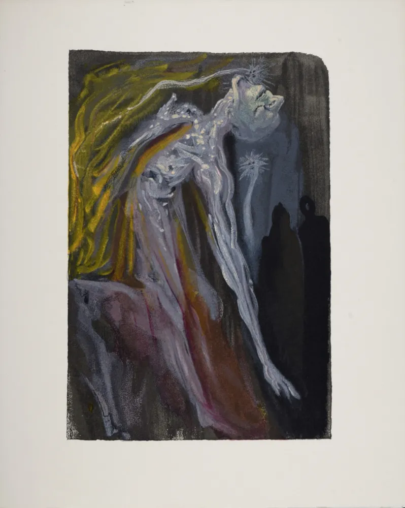 Литография Dali - Les Erinyes