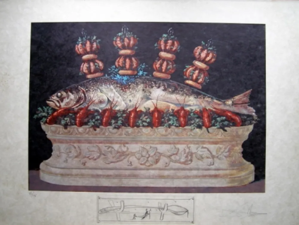 Литография Dali - LES PANACHES PANACHÉS.