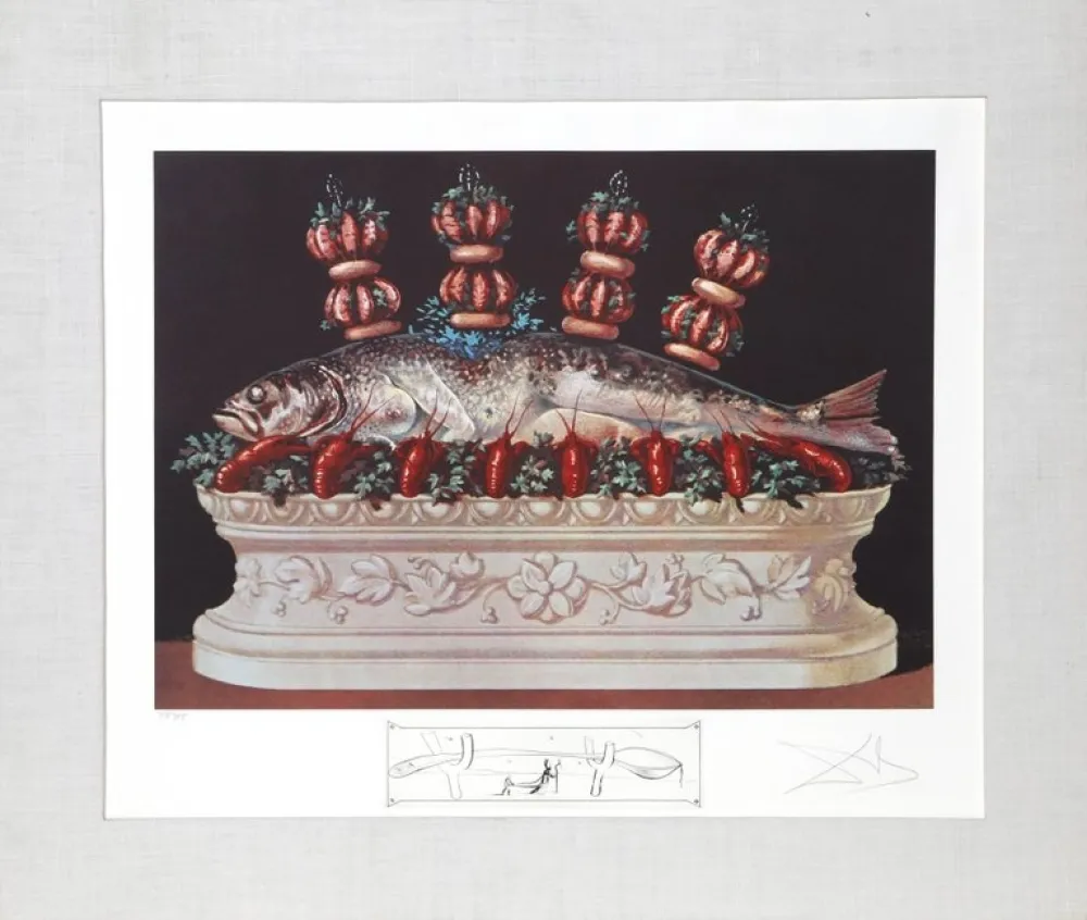 Литография Dali - Les Panaches Panaches from Les Diners de Gala