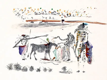 Гравюра Dali - Les Perroquets (Parrots)