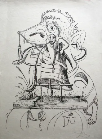 Литография Dali - Les Songes drolatiques de Pantagruel 11