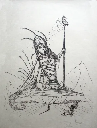 Литография Dali - Les Songes drolatiques de Pantagruel 15