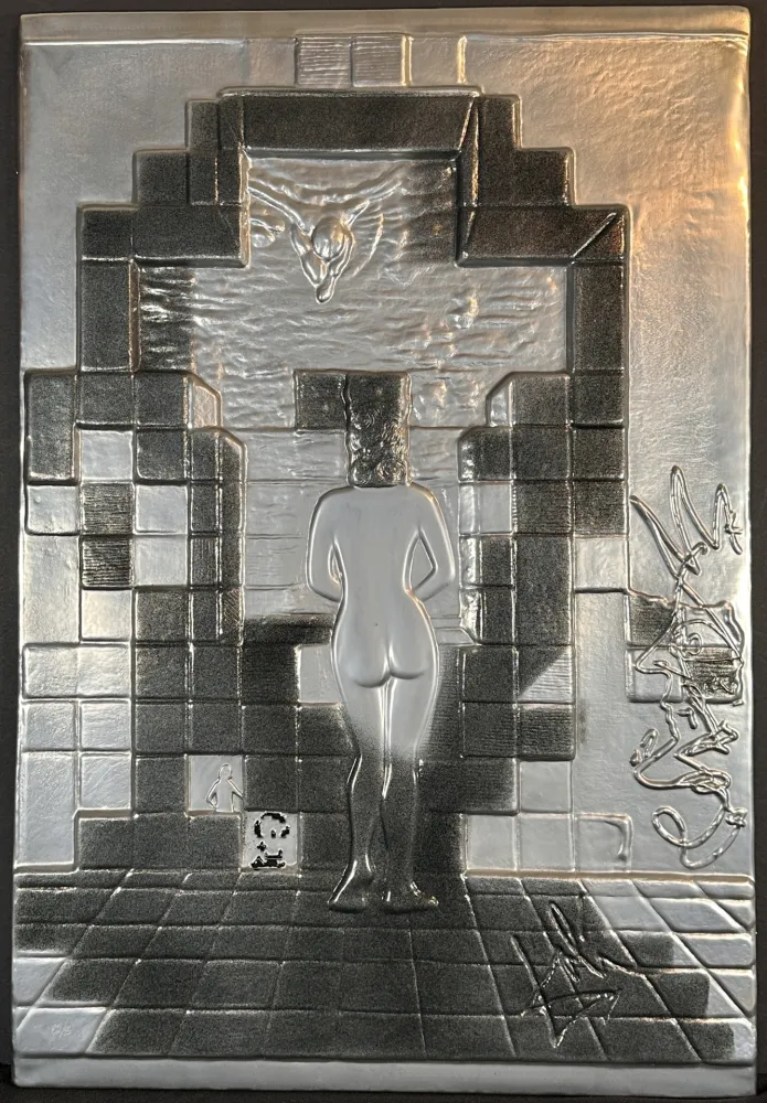 Многоэкземплярное Произведение Dali - LINCOLN IN DALIVISION Platinum Bas Relief 