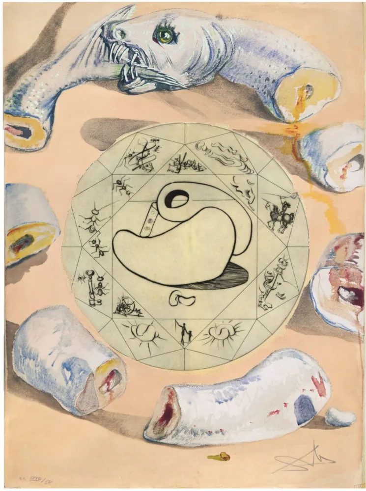 Гравюра Сухой Иглой Dali - L'Ouroboros