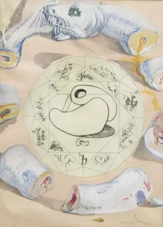 Офорт Dali - L'Ouroboros