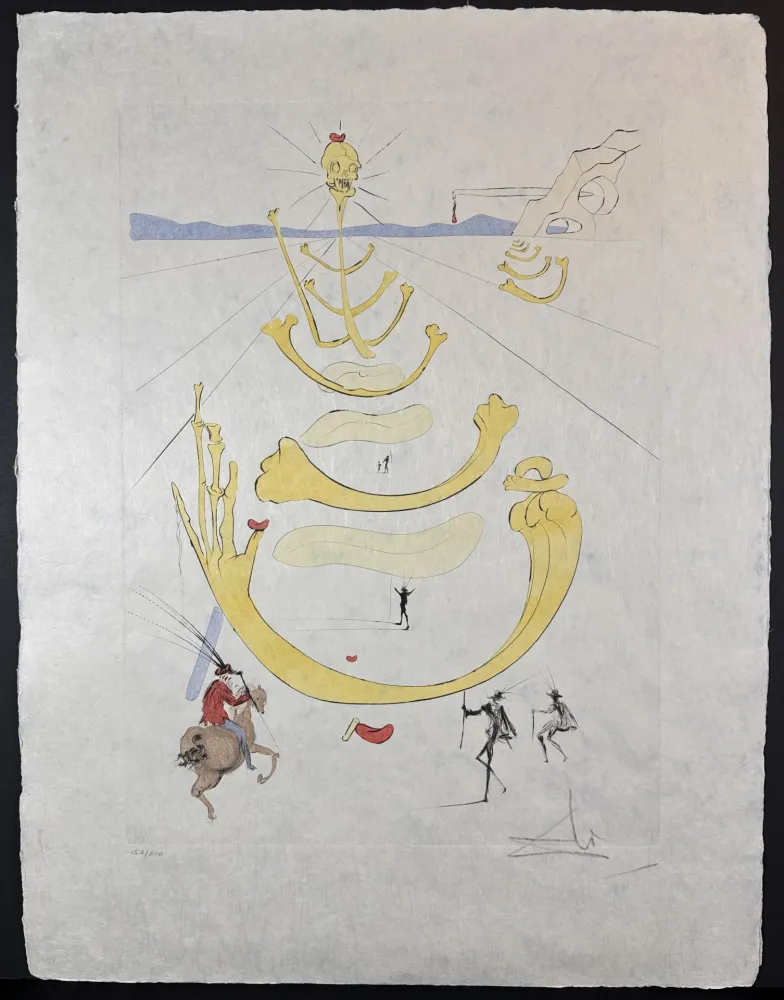 Гравюра Dali - Masque de la Mort