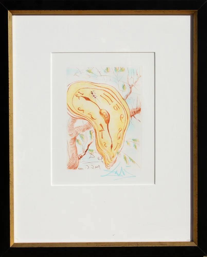 Гравюра Dali - Melting Clock