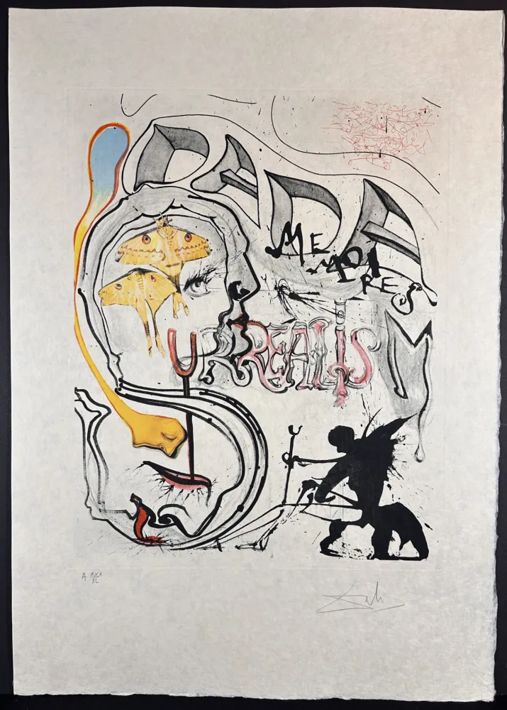 Гравюра Dali - Memories of Surrealism Angel of Dada Surrealism