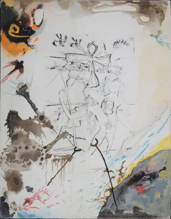 Многоэкземплярное Произведение Dali - Moïse et Akhenaton, 1974 - Hand-signed & numbered - One of Salvador Dali's most impressive series!