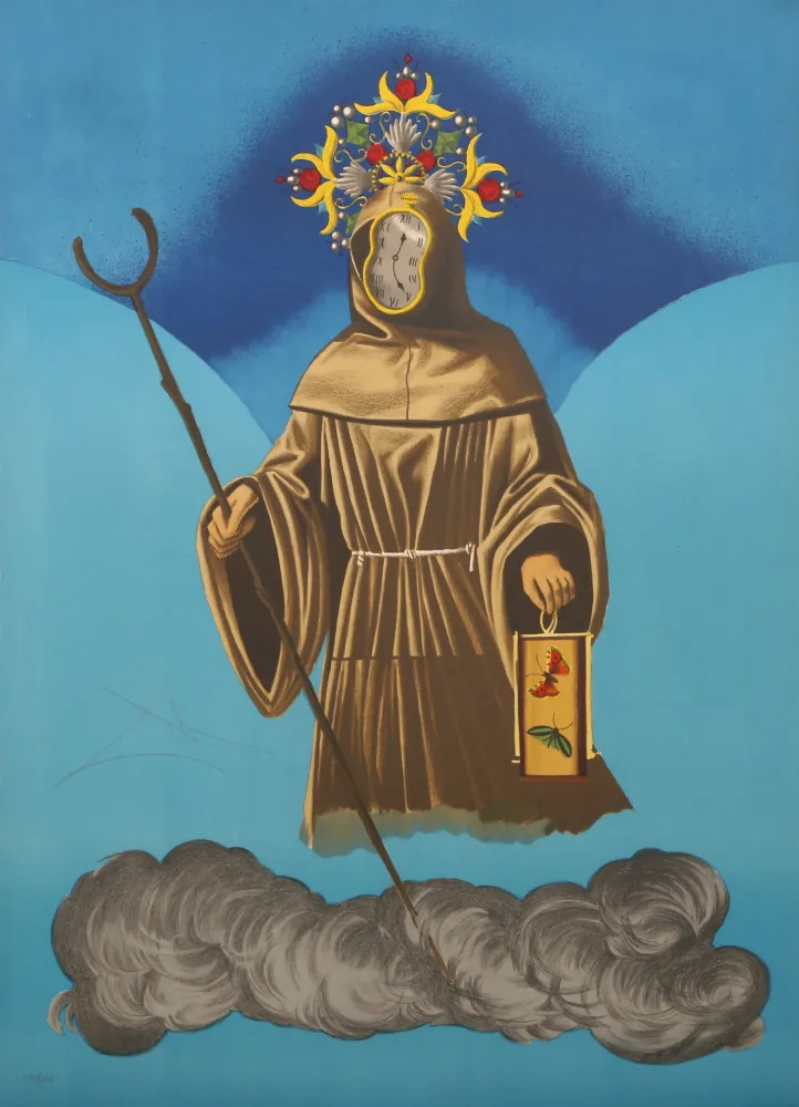 Литография Dali - Mystery of Sleep (The Hermit)