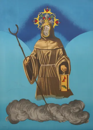 Литография Dali - Mystery of Sleep (The Hermit)