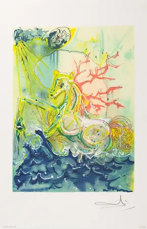 Литография Dali - Neptune