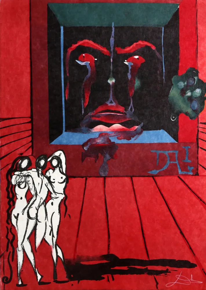 Литография Dali - Obsession of the Heart (The World)