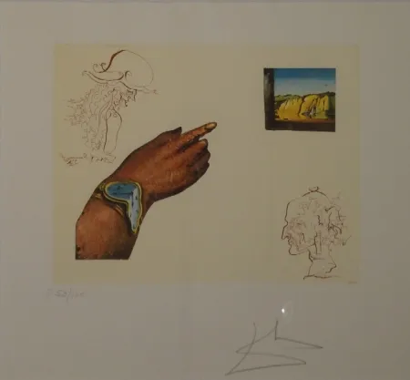 Офорт Dali - One’s Identity / Eigene Identität. 