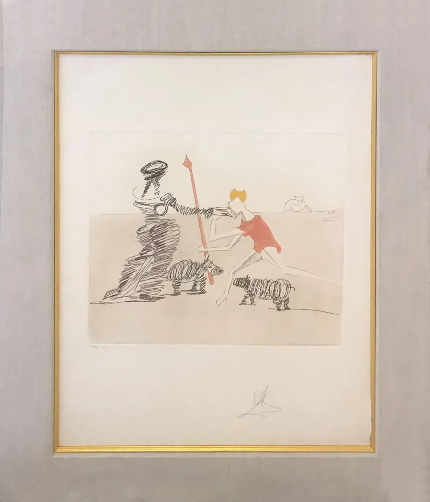 Офорт И Аквитанта Dali - PASTORALE