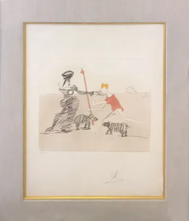 Офорт И Аквитанта Dali - PASTORALE