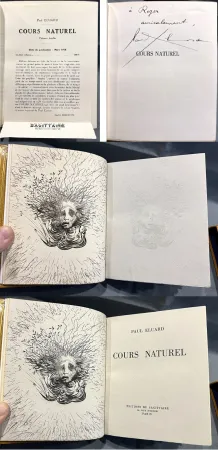 Иллюстрированная Книга Dali - Paul Eluard. COURS NATUREL. Avec le frontispice de Salvador Dali tiré à 15 ex. L'exemplaire de Roger Lacourière avec une seconde épreuve d'un premier état inconnu (1938)