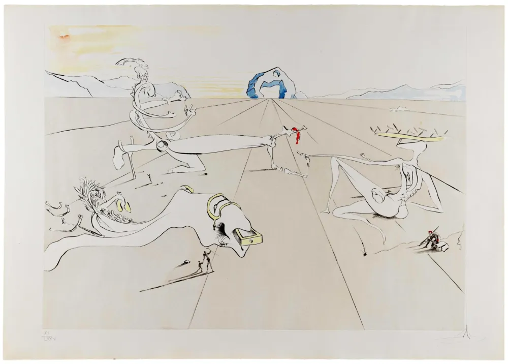 Гравюра Dali - Paysage Surréaliste