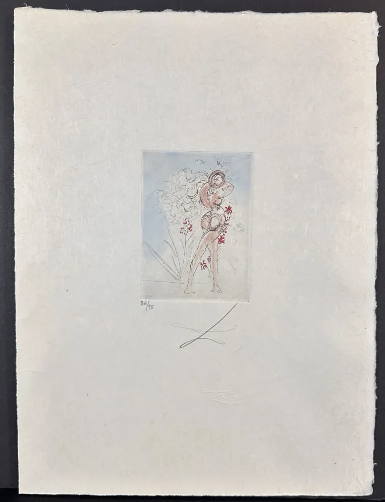 Гравюра Dali - Petite Nus (From Apollinaire) J