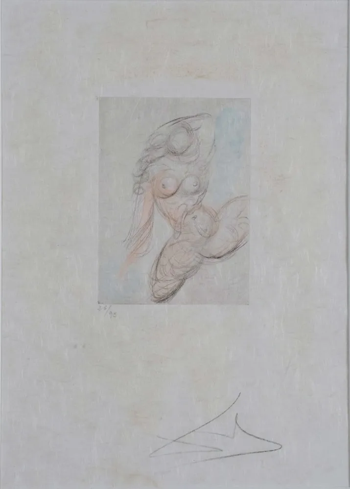 Гравюра Dali - Petites Nus (Ronsard) E