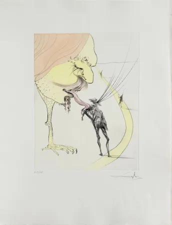 Офорт Dali - Picasso: A Ticket for Glory