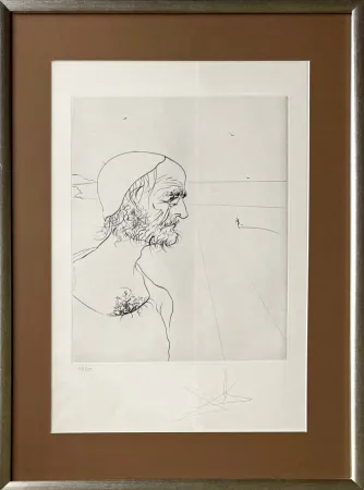 Офорт Dali - Portrait