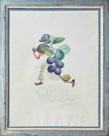 Литография Dali - Prunier hâtif (Hurrying Plum-tree)