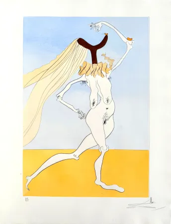 Офорт Dali - Quevedos Visioner, Planche III