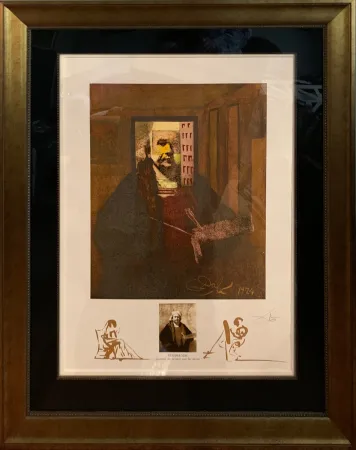 Литография Dali - Rembrandt (Portrait du Peintre par Lui-Meme)