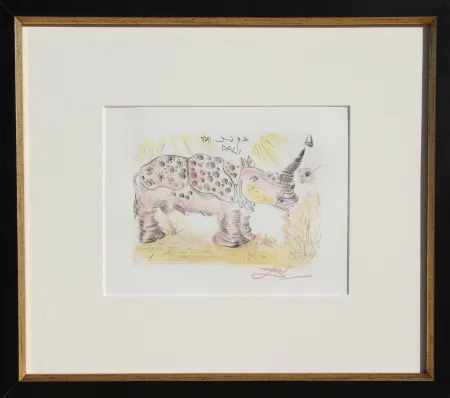 Гравюра Dali - Rhinoceros