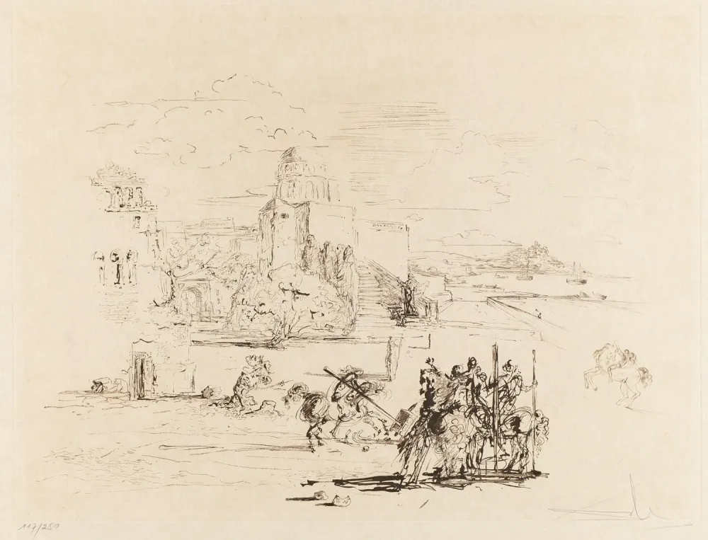 Офорт Dali - Rome and Cadaqués