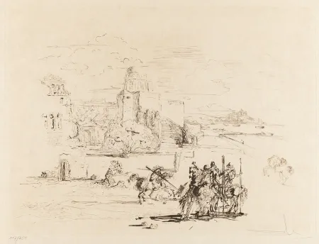 Офорт Dali - Rome and Cadaqués