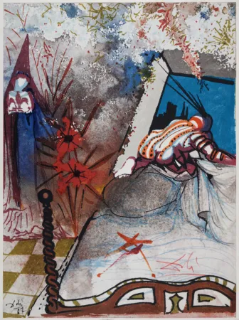 Литография Dali - Romeo and Juliet #3, 1975