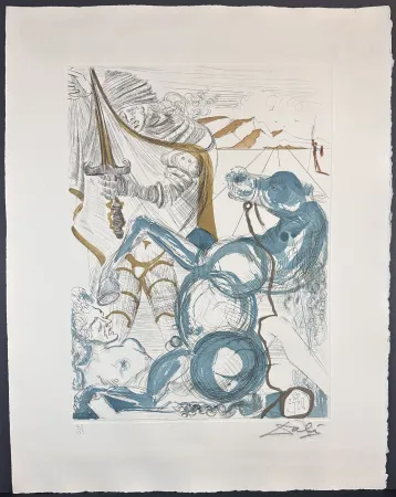 Гравюра Dali - Saint Martin