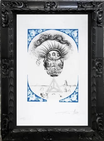 Гравюра Dali - Sainte Trinité  Sainte Persistance de la mémoire