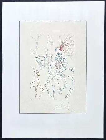 Гравюра Dali - Salvador Dalí (1904–1989) - La gué du sang - Drypoint, etching on Japanese paper - 1975