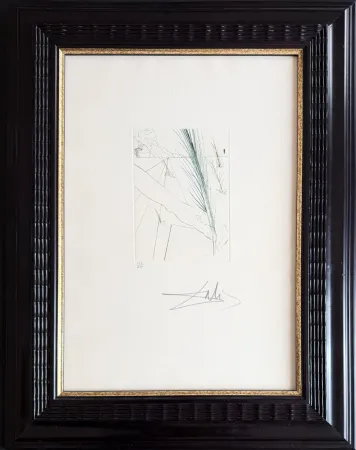 Гравюра Dali - Salvador Dalí (1904–1989) - Love's Labour's Lost - Drypoint etching on Rives paper - 1970