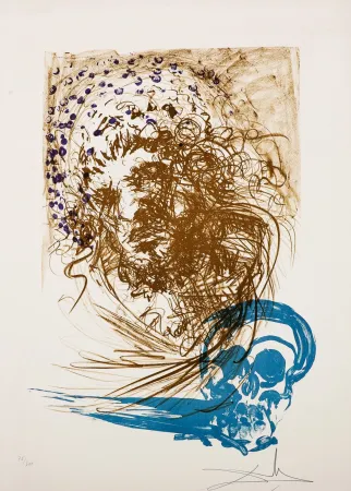 Литография Dali - Salvador Dalí (1904–1989) – Old Age – Color zinc lithograph on Arches paper – 1973