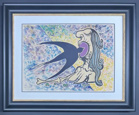 Литография Dali - Salvador Dalì - Civiltà Sconfitta(Civilization Defeated) - 1973 - Coloured lithograph on Arches paper.