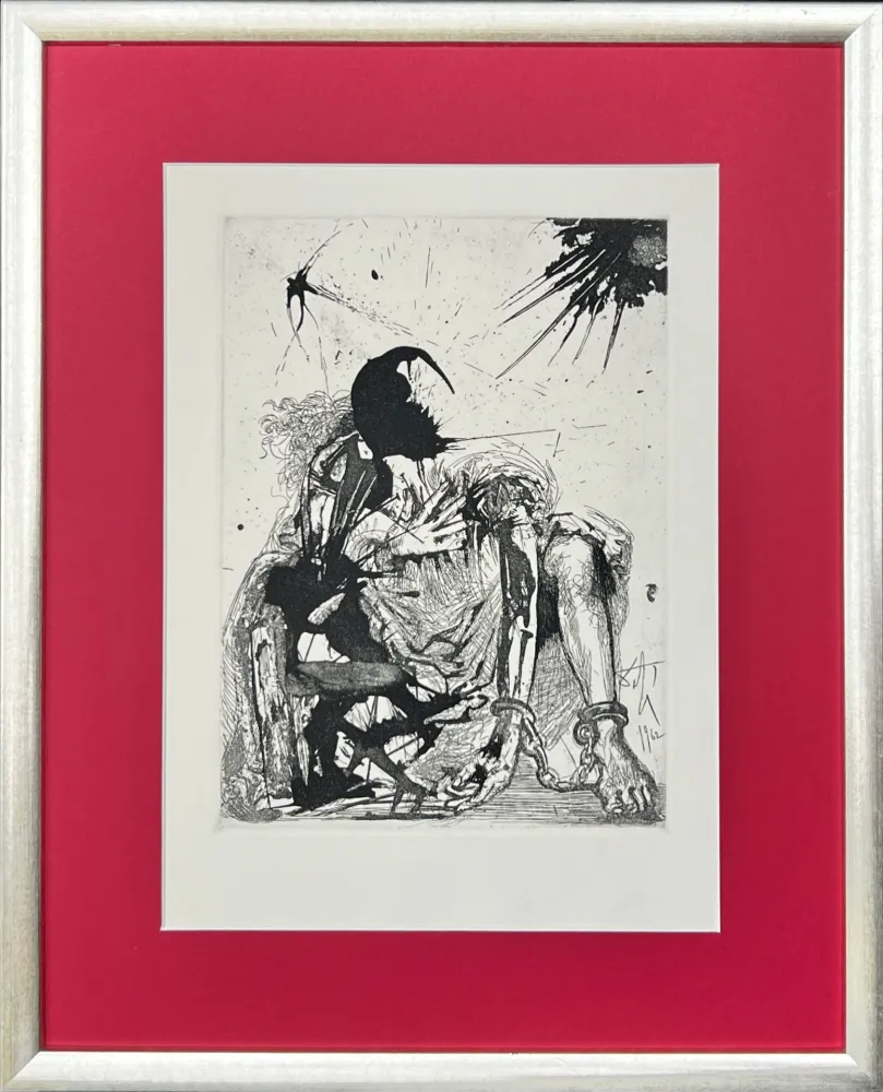 Офорт Dali - Sigismund in Chains